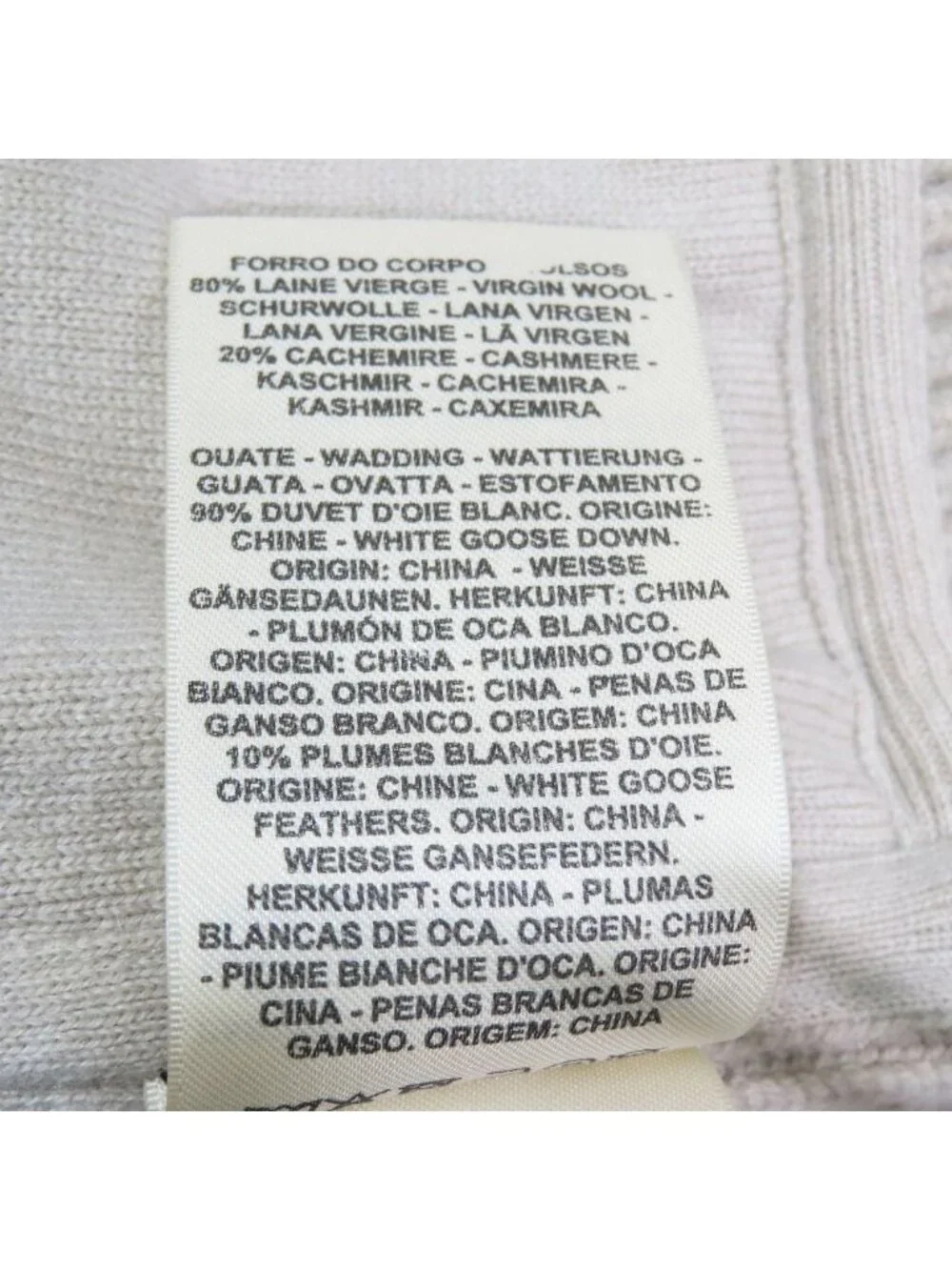 Hermes Twill Rene Cassil Scarf Print Knit Contrast Quilted Long Down Jacket - Picture 10 of 11